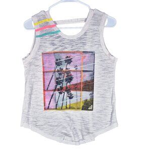 Juniors Roxy White Paradise Tank Top in Size Small
